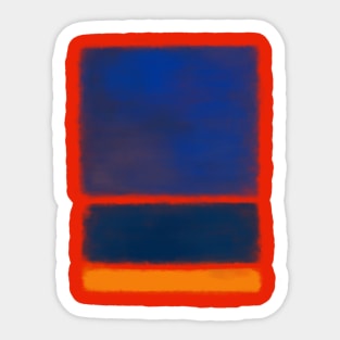 Rothko Inspired #7 Sticker